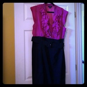 Sleeveless 2 toned dress